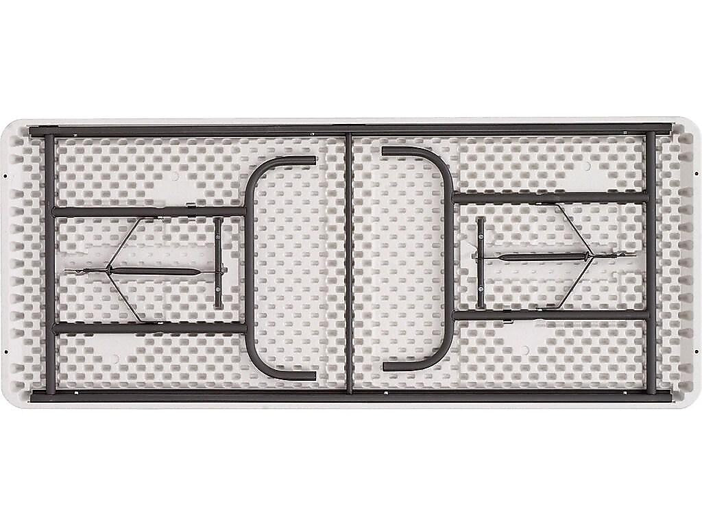 ICEBERG IndestrucTable TOO 1200 Series Folding Table, 96" x 30", Charcoal (65237)