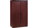 South Shore Morgan 60" Storage Cabinet with 4 Shelves, Royal Cherry (7206970)