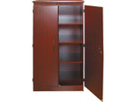 South Shore Morgan 60" Storage Cabinet with 4 Shelves, Royal Cherry (7206970)
