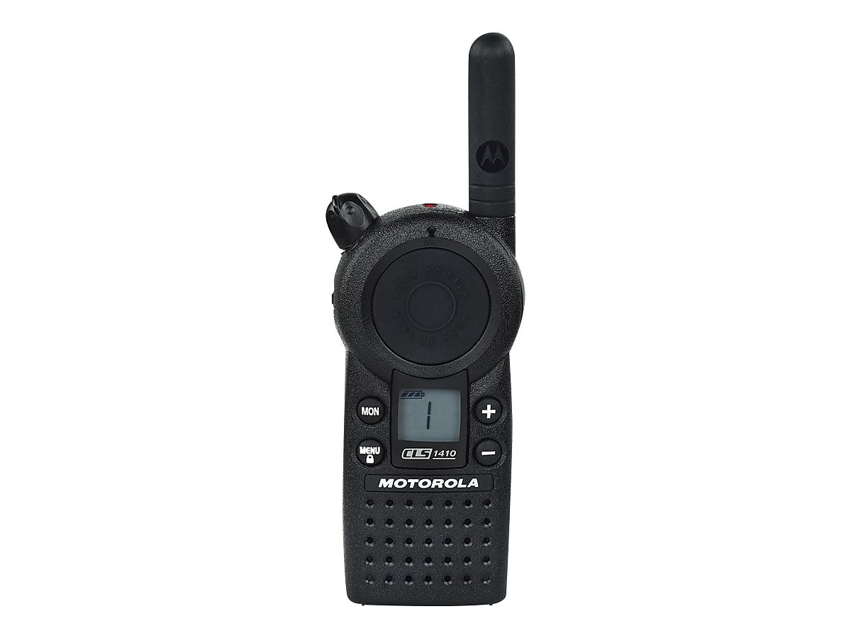 Motorola Portable Two-Way Radio, UHF, Black (CLS1410)