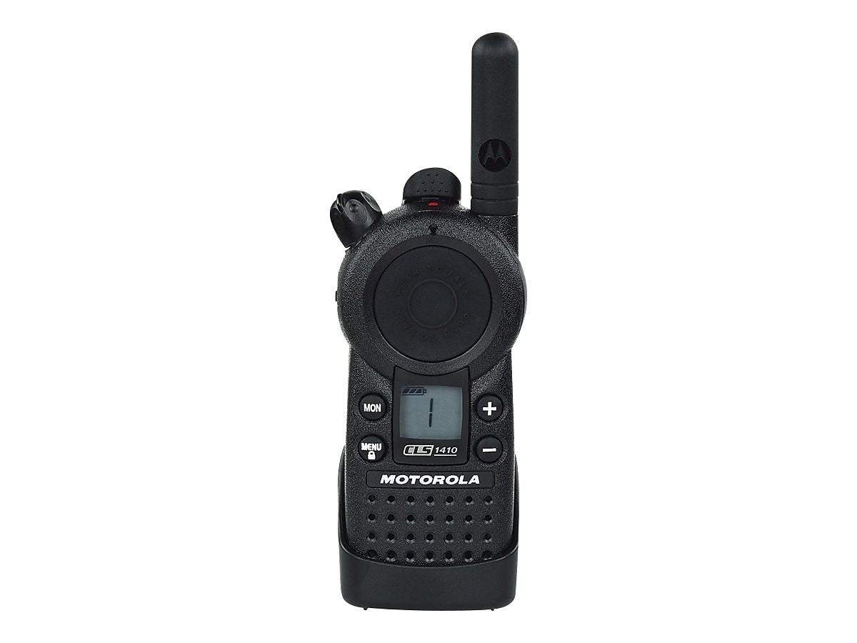 Motorola Portable Two-Way Radio, UHF, Black (CLS1410)