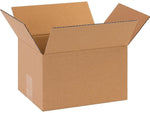 10" x 8" x 6" Standard Shipping Boxes, 32 ECT, Kraft, 25/Bundle (100806)