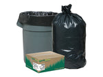 Earthsense Recycled 55-60 Gallon Trash Bags, Black, 100/Carton (RNW6060)