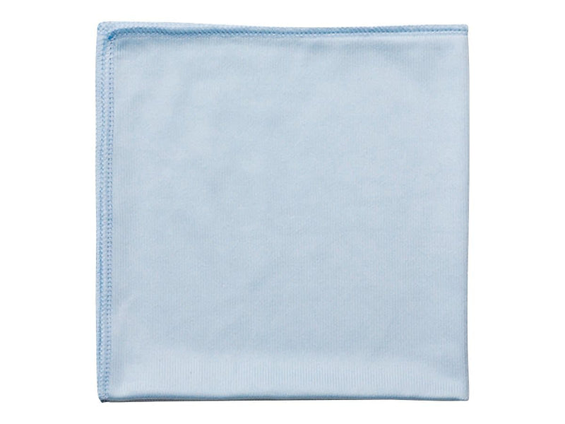 Rubbermaid HYGEN Microfiber Cleaning Cloths, 16" x 16", Blue, 12 Cloths/Pack (FGQ63000BL00)