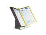Tarifold Document Holder, 8.5" x 11", Table Top, Multicolored, PVC (TFID291)