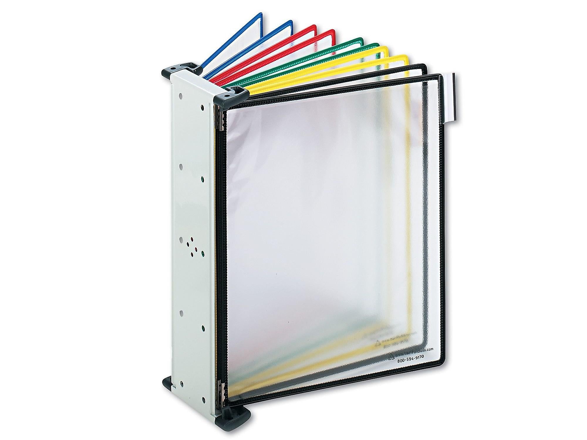 Tarifold Wall Mount Document Holder, 8.5" x 11", Vertical, Wall-Mounted, Multicolor, PVC (W291)