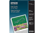 Epson High Quality 8.5" x 11" Color Copy Paper, 24 lbs., 89 Brightness, 100 Sheets/Pack (S041111)