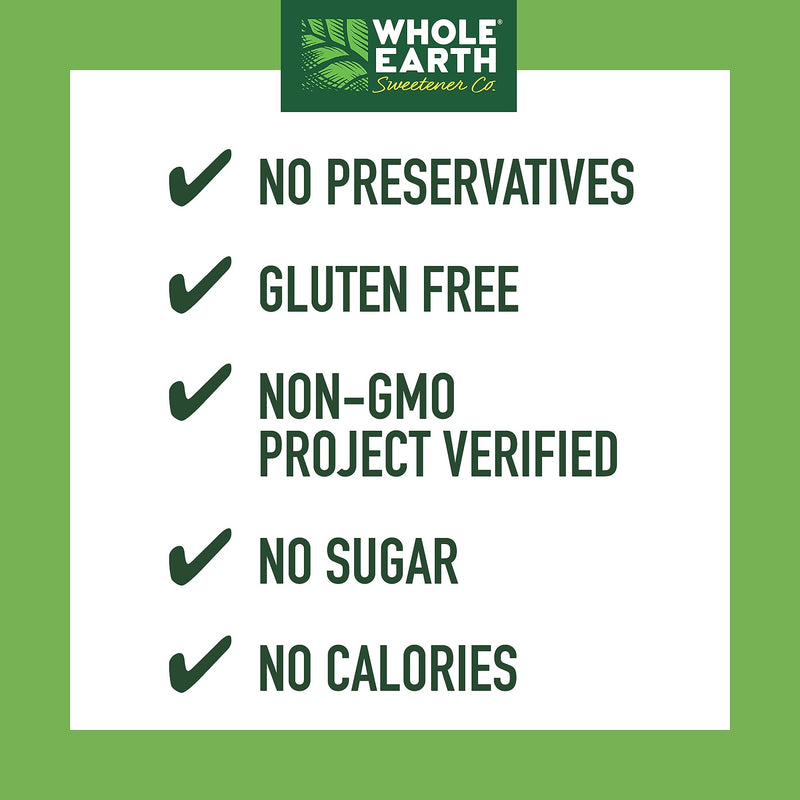 Whole Earth, Stevia Leaf and Monk Fruit Natural Sweetener Blend, 2-Gram Packets, 400/Carton (NUT00145)