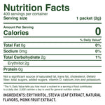 Whole Earth, Stevia Leaf and Monk Fruit Natural Sweetener Blend, 2-Gram Packets, 400/Carton (NUT00145)