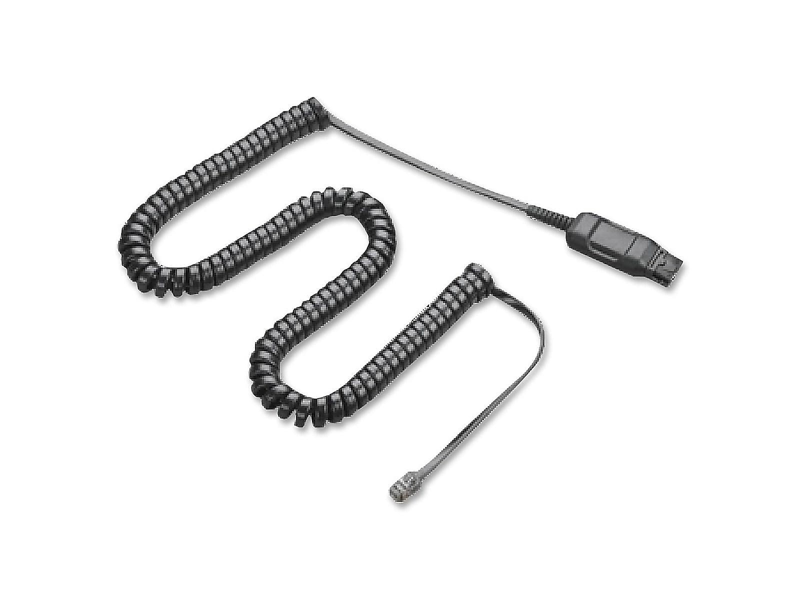Plantronics A10-16 Adapter Cable, Smoky Gray (85T17AA#ABA)