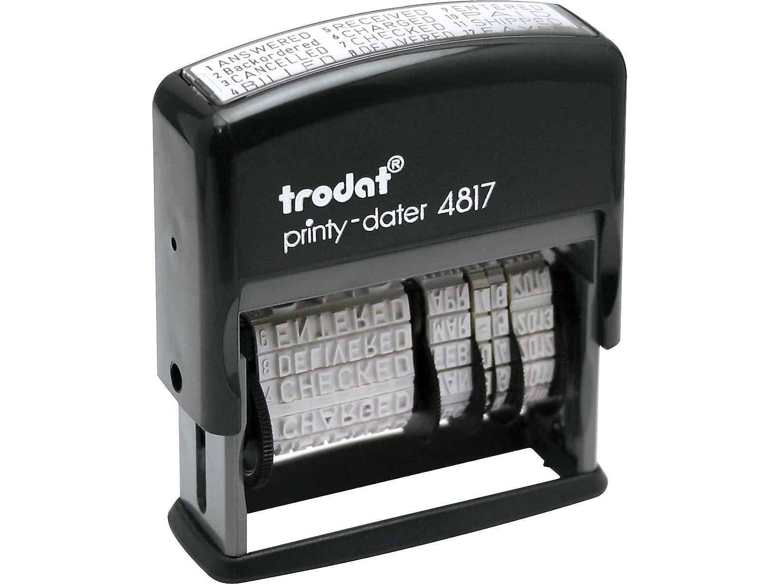Trodat Printy Economy Dater, Date, Black Ink (E4817)