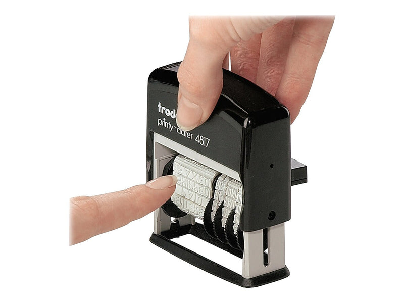 Trodat Printy Economy Dater, Date, Black Ink (E4817)