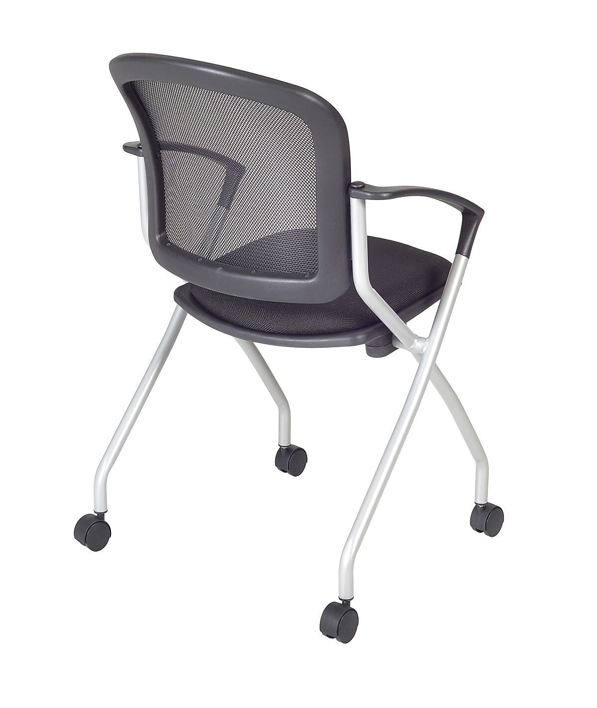 Regency Cadence Mesh Nesting Chair, Black, 12/Pk (2309BK12PK)