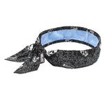 Ergodyne Chill-Its 6700CT Evaporative Cooling Bandana w/CT - Tie, Skulls (12569)