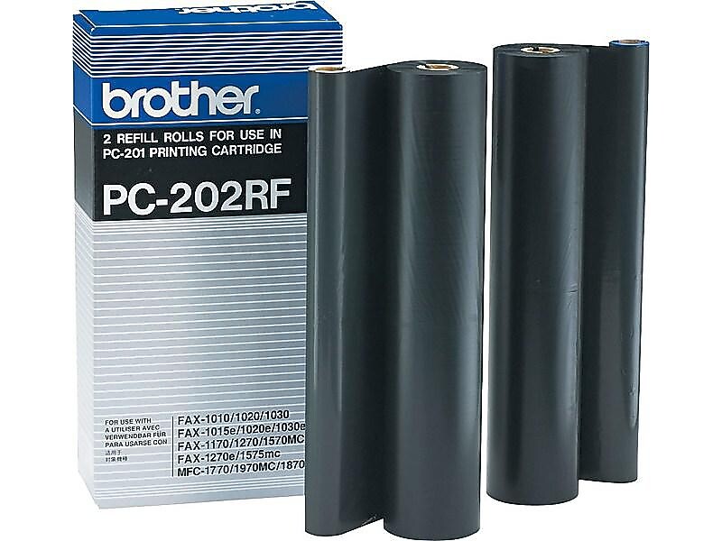 Brother PC-202RF Black Refill Rolls, 2/Pack