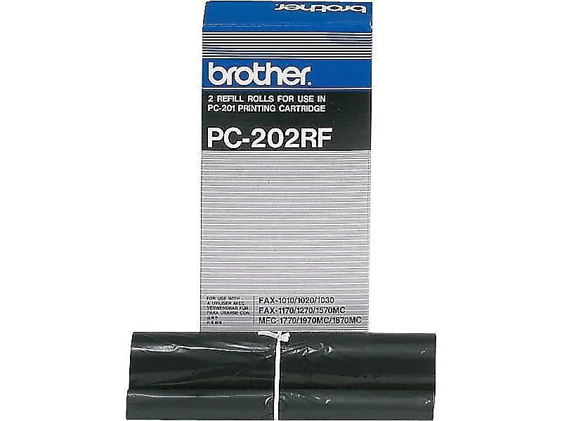 Brother PC-202RF Black Refill Rolls, 2/Pack