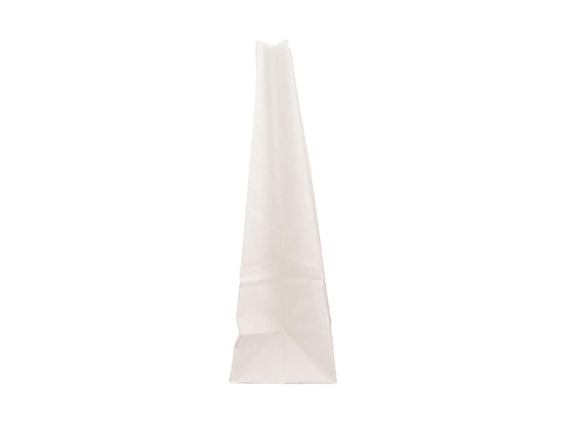 JAM Paper Kraft Lunch Bags, 9.75" x 5" x 3", White, 500/Box (691KRWHB)