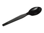 Dixie Plastic Teaspoon, Heavy-Weight, Black, 1000/Carton (TH517)