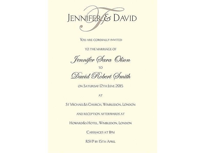 Great Papers 5.5"W x 7.75"H Celebration Invitations, Ivory, 100/Pack