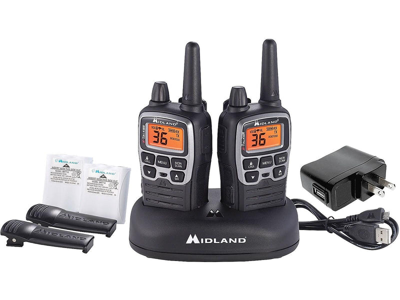 MIDLAND RADIO X-TALKER T71VP3 Two-Way Radios - Pair, Black (T71VP3)