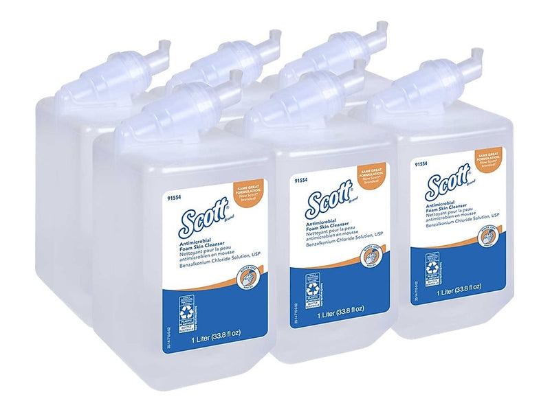 Scott Control Foaming Hand Soap Refills, 33.8 oz, 6/Carton (91554)