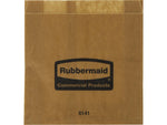 Rubbermaid Waxed Paper Sanitary Disposal Liners, Brown, 250/Carton (FG6141000000)