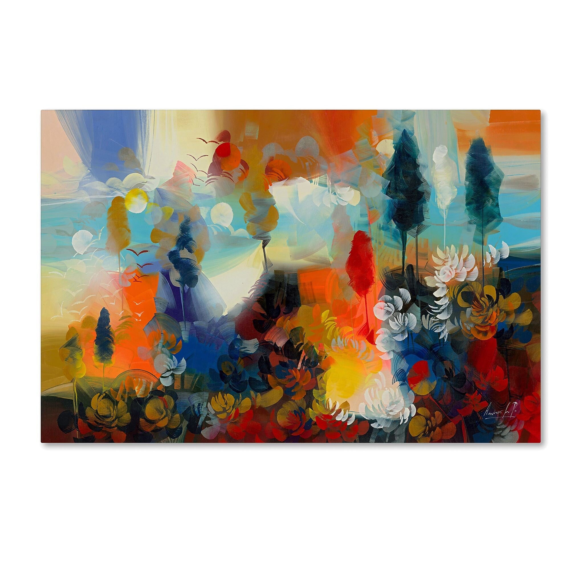 Trademark Fine Art Andrea 'Fulfillment' 12" x 19" Canvas Stretched Art Print (190836010561)