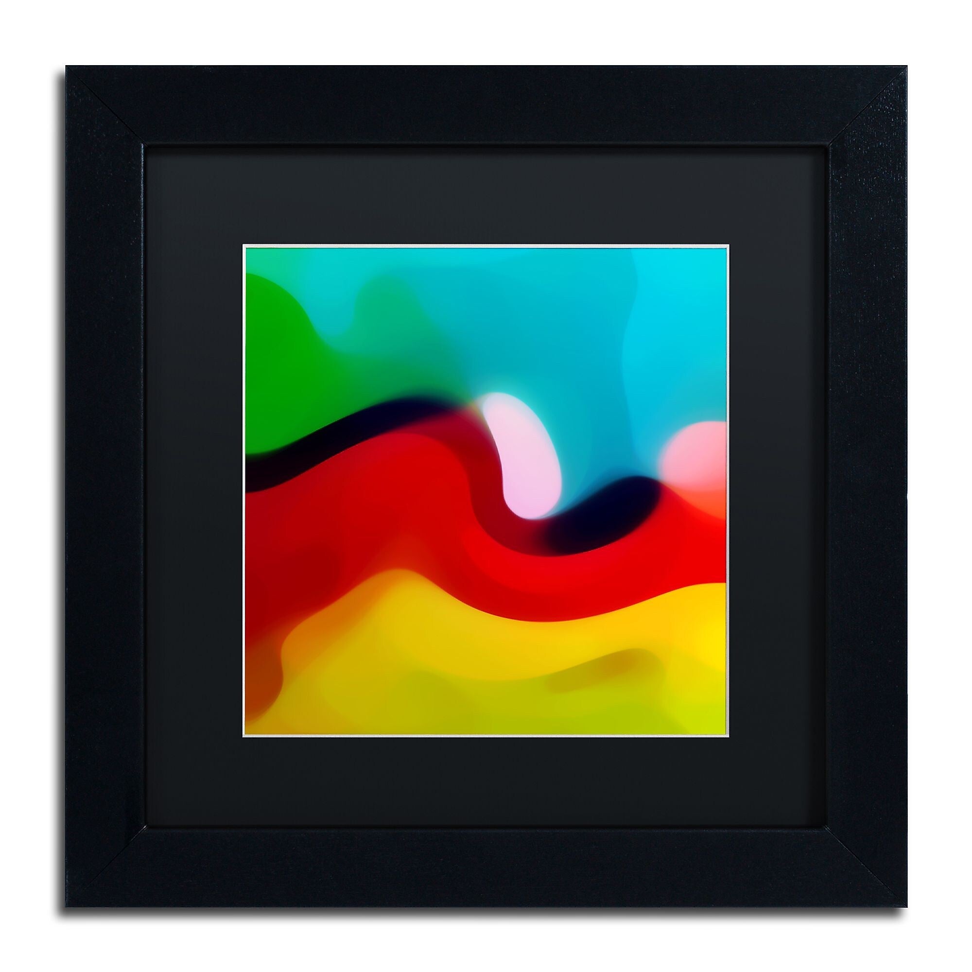 Trademark Fine Art Amy Vangsgard 'Moon Resting 1' 11" x 11" Matted Framed Art Print (886511934313)