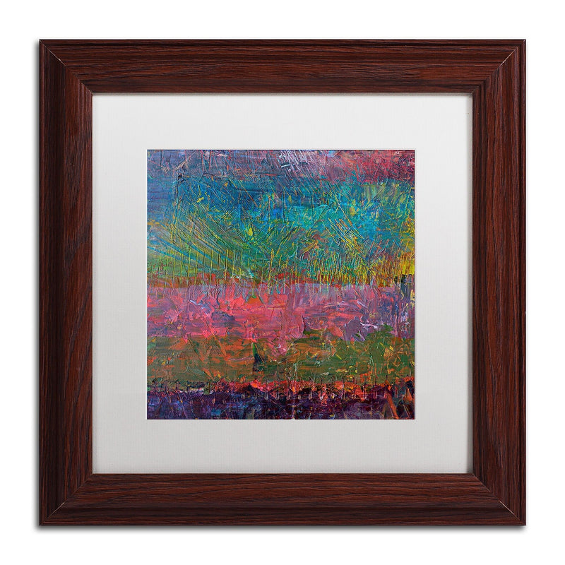 Trademark Fine Art Michelle Calkins 'Wildflowers' 11" x 11" Matted Framed Art Print (190836070329)