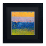 Trademark Fine Art Michelle Calkins 'Thistle Field' 11" x 11" Matted Framed Art Print (190836100743)