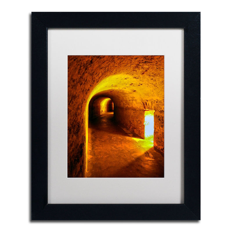 Trademark Fine Art CATeyes 'Castillo San Cristobal 2' 11" x 14" Matted Framed Art Print (190836037124)