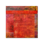 Trademark Fine Art Michelle Calkins 'Essence of Red 2' 18" x 18" Canvas Stretched (190836071999)