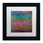 Trademark Fine Art Michelle Calkins 'Wildflowers' 11" x 11" Matted Framed Art Print (190836070190)