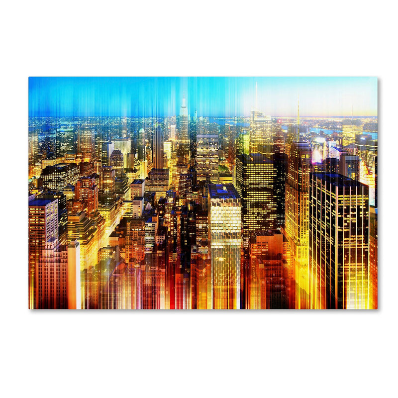 Trademark Fine Art Philippe Hugonnard 'Urban Stretch NYC X' 12" x 19" Canvas Stretched Art Print (190836046195)