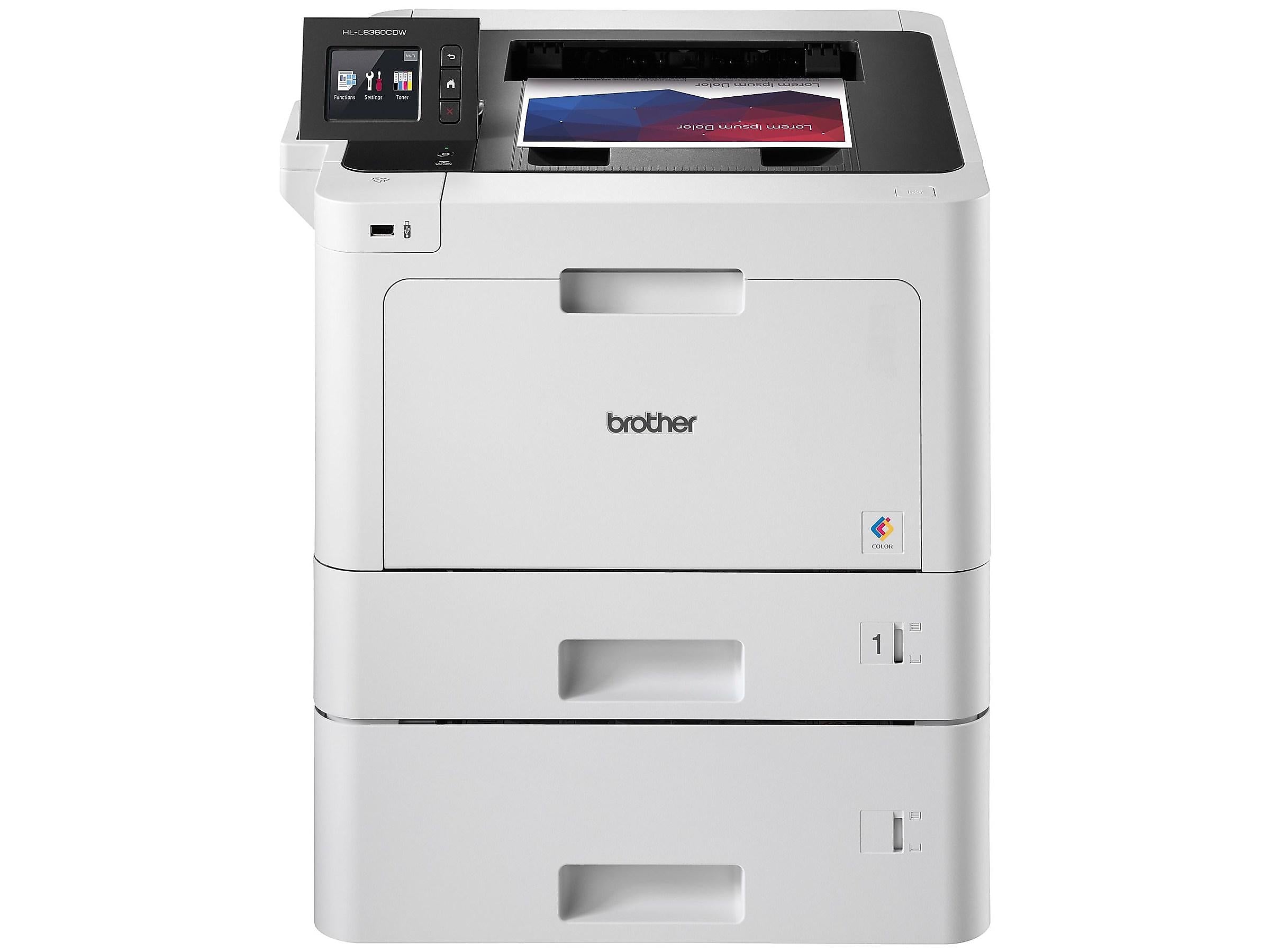 Brother HL-L8360CDWT USB, Wireless, Network Ready Color Laser Printer