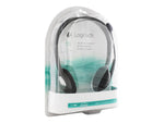 Logitech H111 3.5mm Stereo Computer Headset, On-Ear, Black (981-000612)