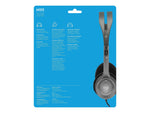 Logitech H111 3.5mm Stereo Computer Headset, On-Ear, Black (981-000612)