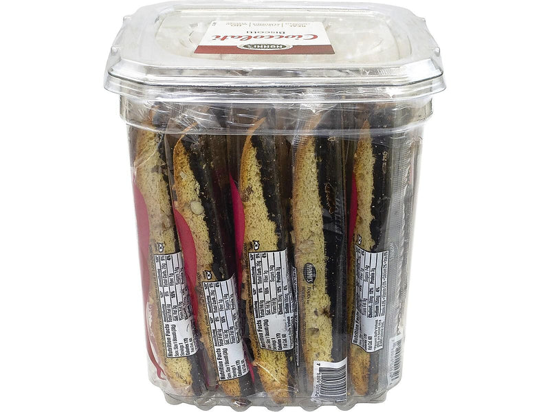 Nonni's Individually Wrapped Cioccolati Biscotti Cookies, 1.25 oz, 25/Pack(Nonnis)
