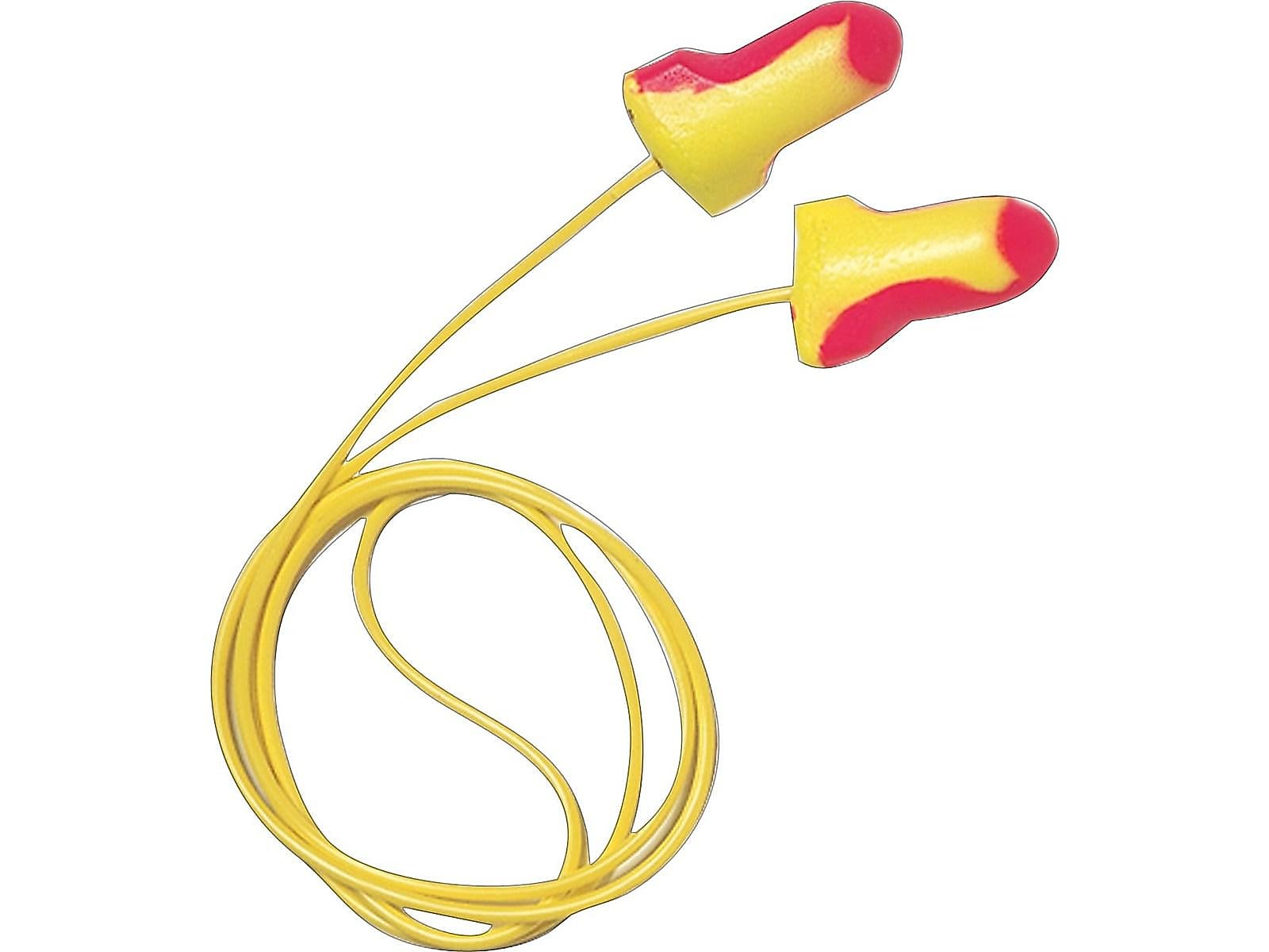 Howard Leight Laser Lite Corded Earplugs, 32 dB, Magenta/Yellow, 100/Box (LL-30)