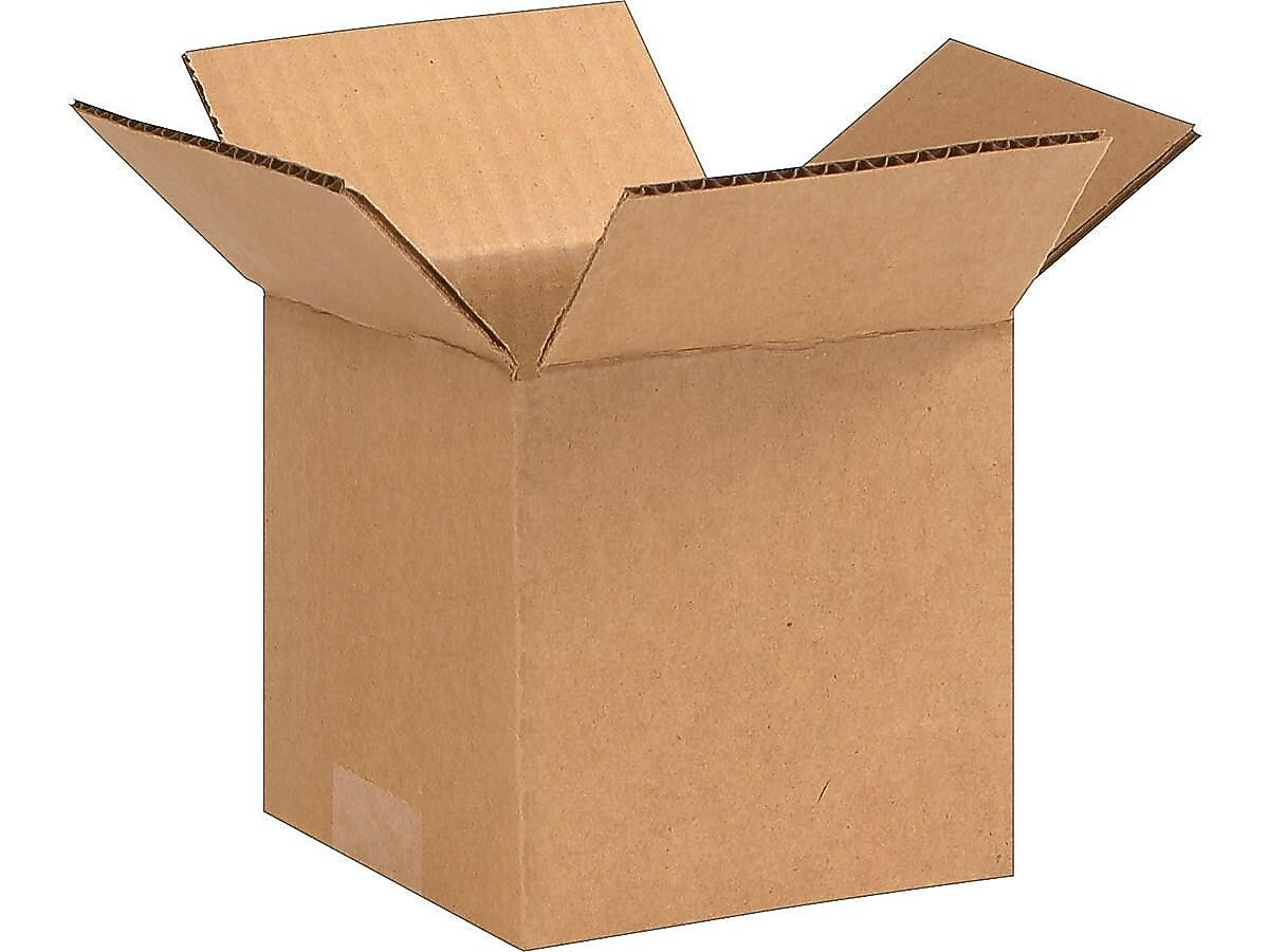 5" x 5" x 5" Shipping Boxes, 25/Pack (555)