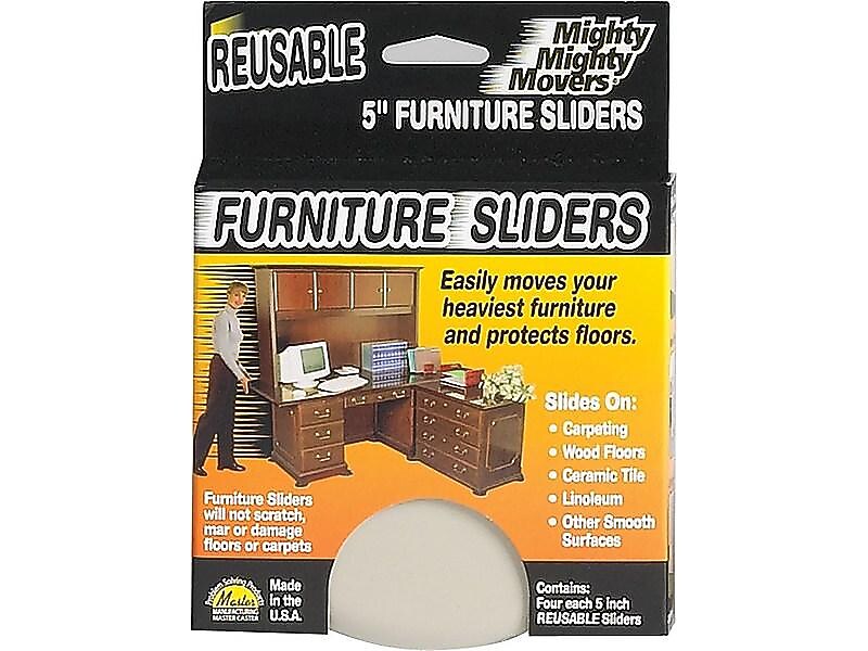Master Manufacturing Mighty Mighty Movers Furniture Sliders, Beige, 4/Pack (87007)