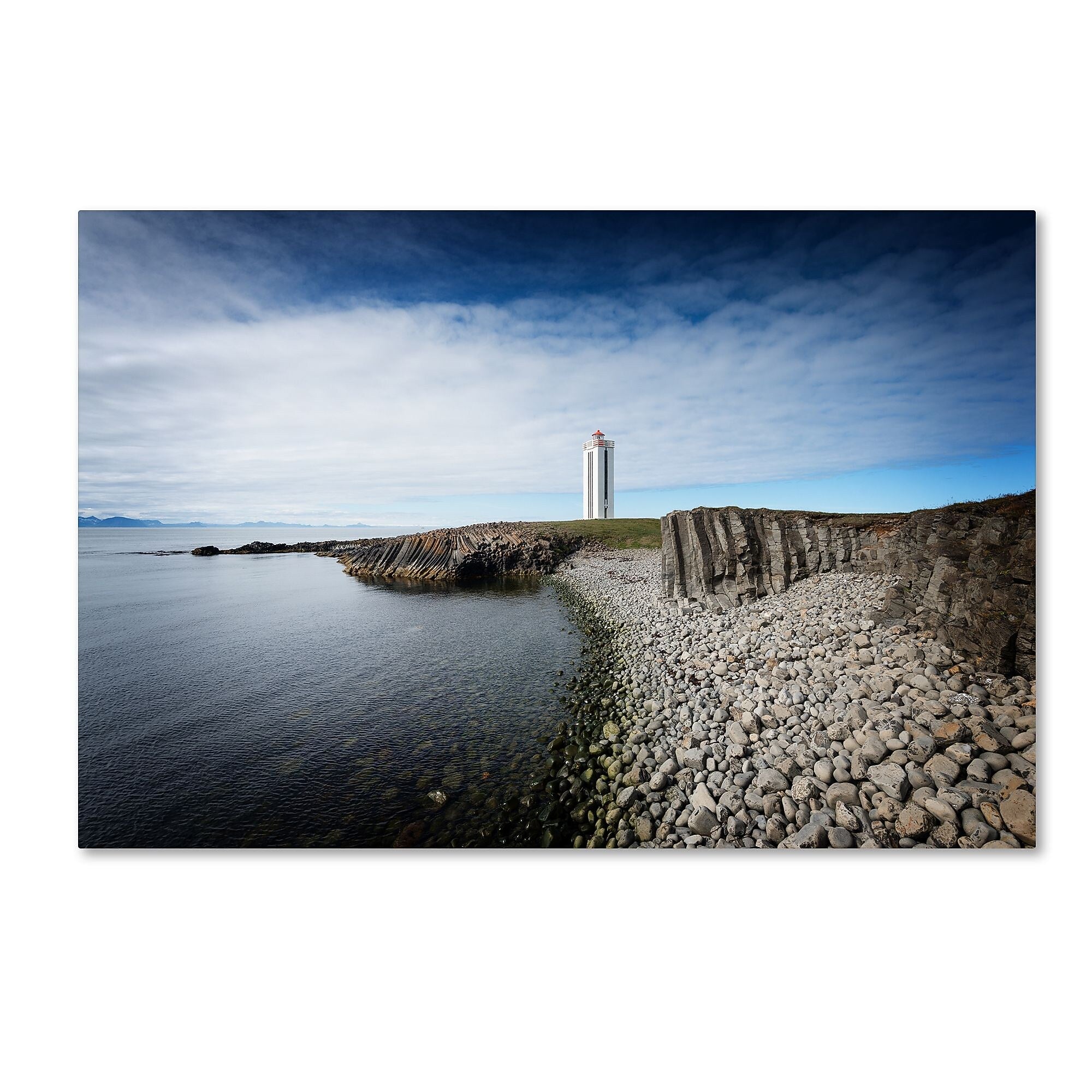 Trademark Fine Art Philippe Sainte-Laudy 'Sea and Silence' 12" x 19" Canvas Stretched Art Print (190836323586)
