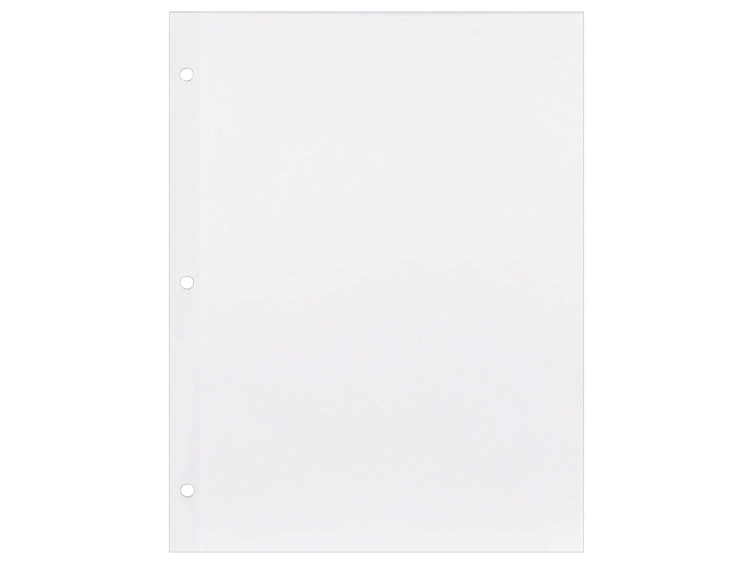 Rediform Unruled Filler Paper, 11" x 8.5", White, 100/Pack (RED20121)
