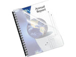 Fellowes Futura Presentation Covers Oversize, Frosted Presentation Covers, 8.75"W x 11.25"H, Clear, 25 Pack (5224201)