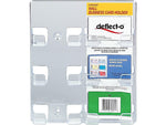 Deflect-O Wall Mounted Card Holders, Clear (70601)