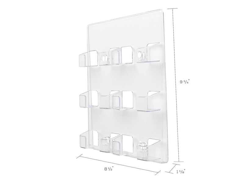 Deflect-O Wall Mounted Card Holders, Clear (70601)
