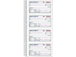 TOPS Money/Rent Receipt Book,  5.25" x 11", White/Canary, 50 Sheets/Book (4161)