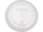 Solo Straw-Slotted PET Cold Cup Lid, Compatible with 16-24 oz. Cups, Clear, 1000/Pack, Carton (626TS)