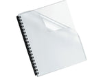 Fellowes Futura Frosted Presentation Covers, 8.5"W x 11"H, Clear, 25 Pack (5224301)