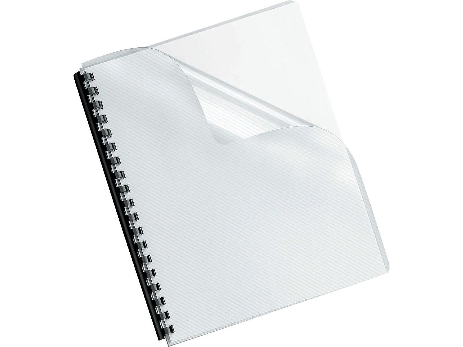 Fellowes Futura Frosted Presentation Covers, 8.5"W x 11"H, Clear, 25 Pack (5224301)